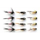 12 Nymph, Tiger, Hatching Sedge, Iron Blue