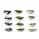 12 Semtex Nymph - hares ear, black, olive