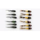 12 Tungsten Bead Quill Nymph - Golden & Olive quills