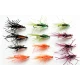 12 UV Diawl Bach Nymph - Black, Olive, Orange, Claret