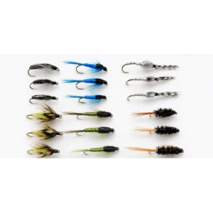 18 Nymph Flies, 6 Types, Damsels,Caddis,Diawl Bach etc