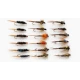 18 Nymph Flies,Diawl Bach ,Pheas Tail, Cruncher