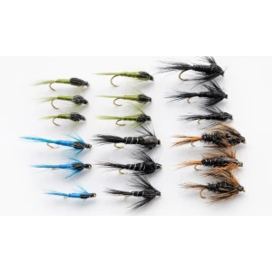 18 Nymph, 6 Varieties, Damsels. Gnats etc