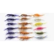 18 Shrimp Trout Flies - GH scud, UW Shrimp, Purple Shrimp