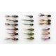 18 Tungsten Bead Nymph, HE, Pheasant, Olive, Czech and Quills