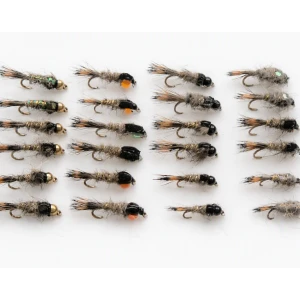 24 Hares Ear Nymph - Hothead, Tungsten, GH, Unweighted