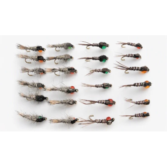 24 Hothead Hares Ear/Pheasant tail