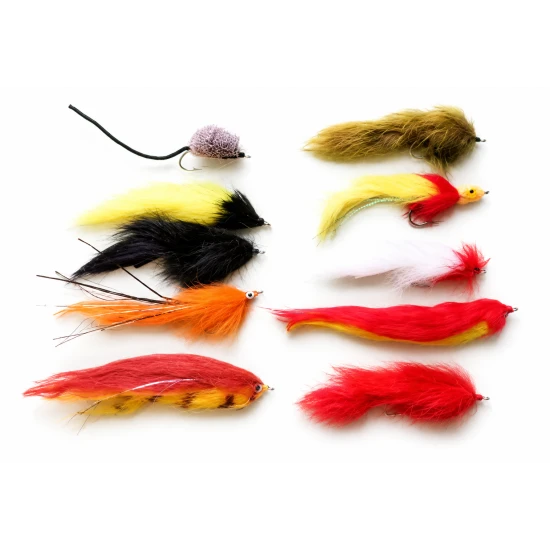 10 Mixed Pike Flies