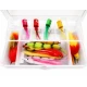 12 Pike Flies in a Mini Cantilever Box