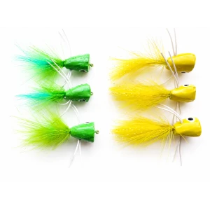 6 Poppers, Green and Yellow
