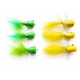 6 Poppers, Green and Yellow