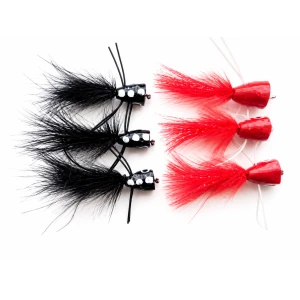 6 Poppers, Red and Black