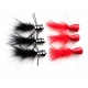 6 Poppers, Red and Black
