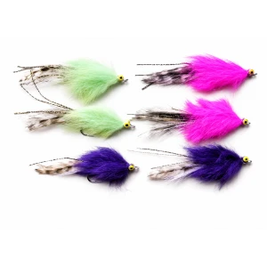 6 Whistler Bass Flies