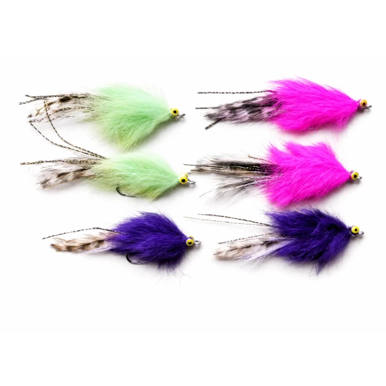 6 Whistler Bass Flies