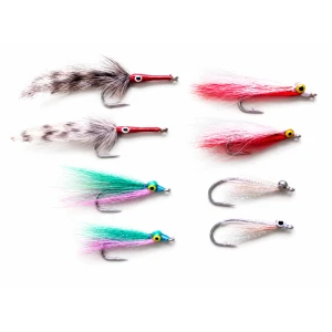 8 Mixed Bass Flies
