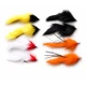 8 Mixed Pike Flies -  Zonkers, pumpkins, bunnys