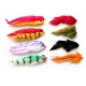 8 Pike Flies - Fry Imitations (x4), Zonkers (x3) , Pumpkin (x1)