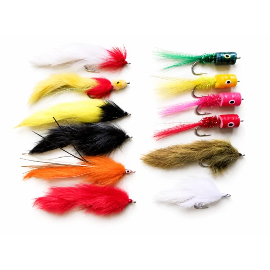 Bumper Pack 12 Mixed Pike Flies
