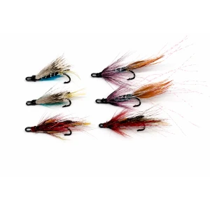 6 Salmon Doubles - Blue Charm, Pink Shrimp and Willie Gun