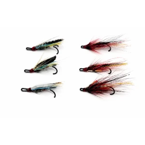 6 Salmon Doubles - Silver Doctor and Willie Gun