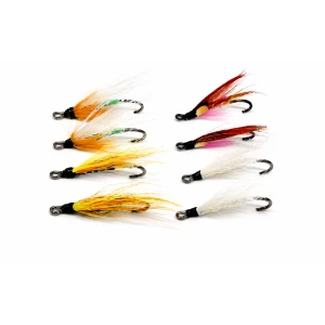 8 Salmon Singles - Ann Greenway, Garry Dog, Freemans Fancy, Polar White