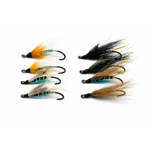 8 Salmon Singles - Ann Greenway, Blue Charm, Moc Cert and Hairy Mary