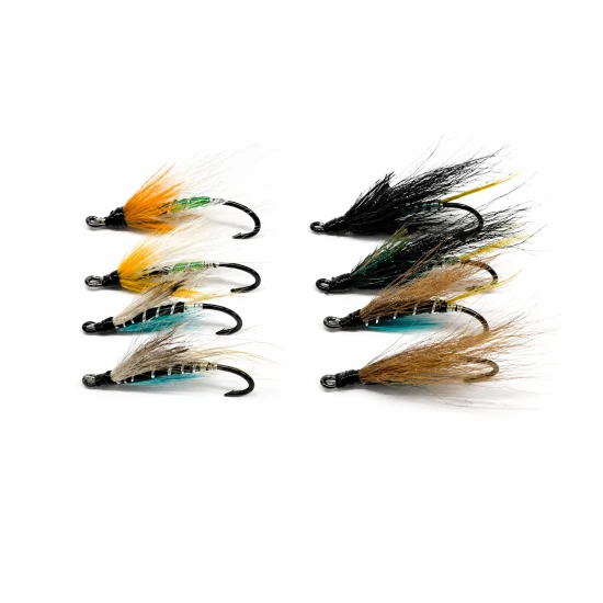 8 Salmon Singles - Ann Greenway, Blue Charm, Moc Cert and Hairy Mary