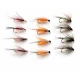 12 Dabblers - Orange, Claret & Green