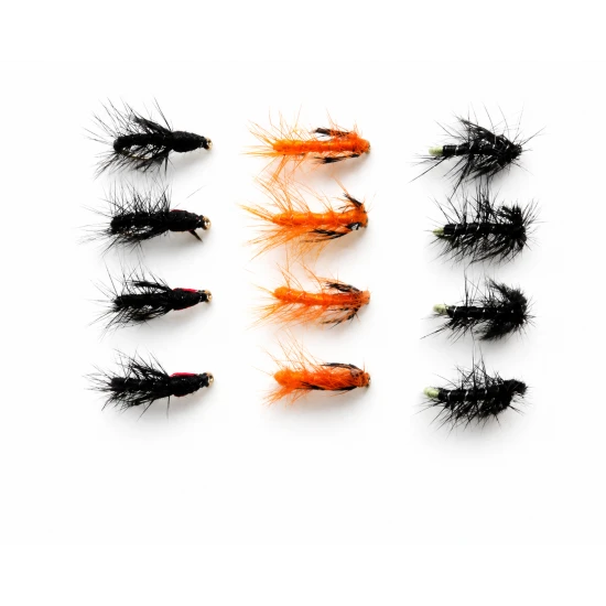12 Snatchers - Black & Red, Orange & Black & Green