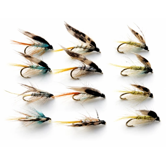 12 Wet Flies - Invicta, Silver Pearl and Standard