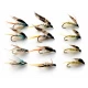 12 Wet Flies - Invicta, Silver Pearl and Standard
