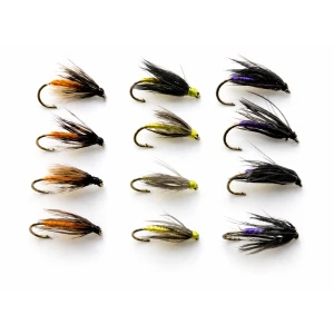 12 Wets -  Snipe & Purple, Partridge & Orange, Yellow & Dove