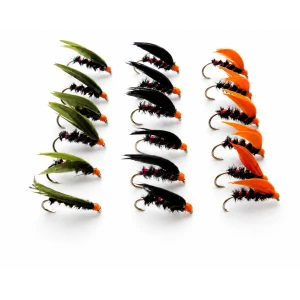 18 Cormorant Wets - Orange, Olive, Black