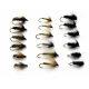 18 Wet Flies - Greenwell,Cochybonddu & Black and Peacock