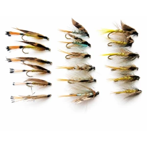 18 Wet Flies - Sea Trout Large Hook