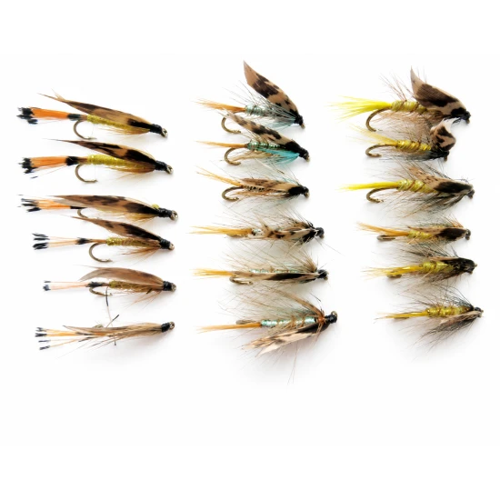 18 Wet Flies - Sea Trout Large Hook
