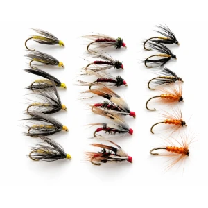 18 Wet Flies- Spider Patterns inc Waterhen etc