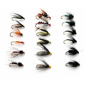 18 Wet Flies- Spider Patterns inc Waterhen, Yellow and Dove & More