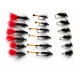 18 Wets - Black Pennell,Zulu and Black & Peacock