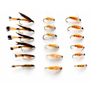 18 Wets - Grouse & Orange, Toms Choice, Grenadier
