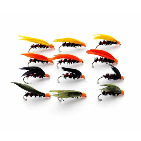 20 Cormorant Wets Orange, Olive, Black, Yellow