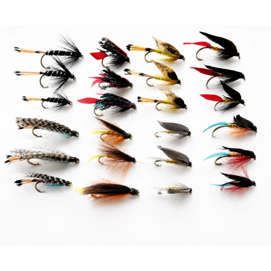 24 Large Hook, Sea Trout, 8 Varieties