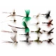 16  Mayflies, - Spent/Green/Grey Drakes, Wulff, Humpys