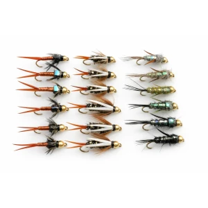 18 Barbless Goldhead Nymph,Prince,Copper John, Evil