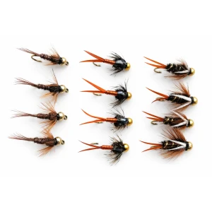 12 Barbless Goldhead Nymph - Prince,PTN,Copper John