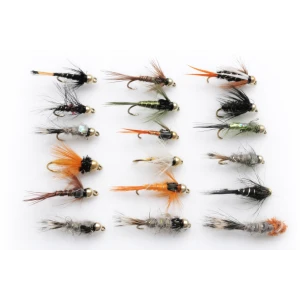 18 Barbless Random Goldhead Nymph