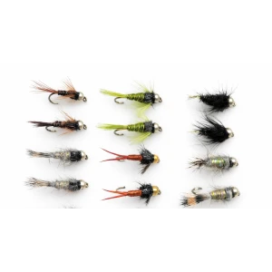 12 Barbless Goldhead Nymph - Mixed Pack