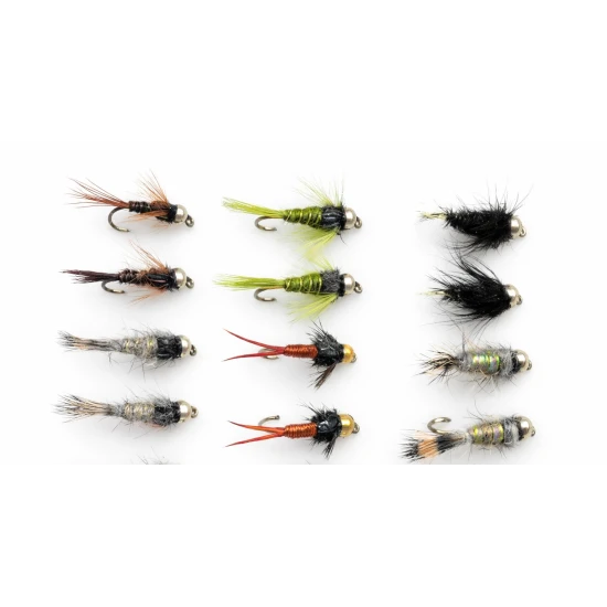 12 Barbless Goldhead Nymph - Mixed Pack