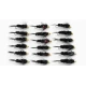 18 Barbless Goldhead Longshank Montana. Blue, Green & Red